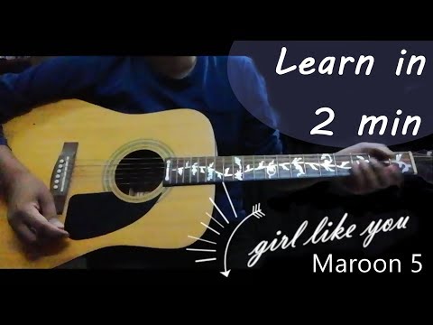 GIRL LIKE YOU guitar lesson maroon 