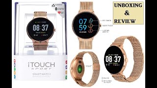 iTouch Sport Round Smartwatch Unboxing and Review!!! Waterproof, MultiSports Mode, for Android & iOS screenshot 4