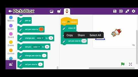 How to draw triangle in pictoblox...