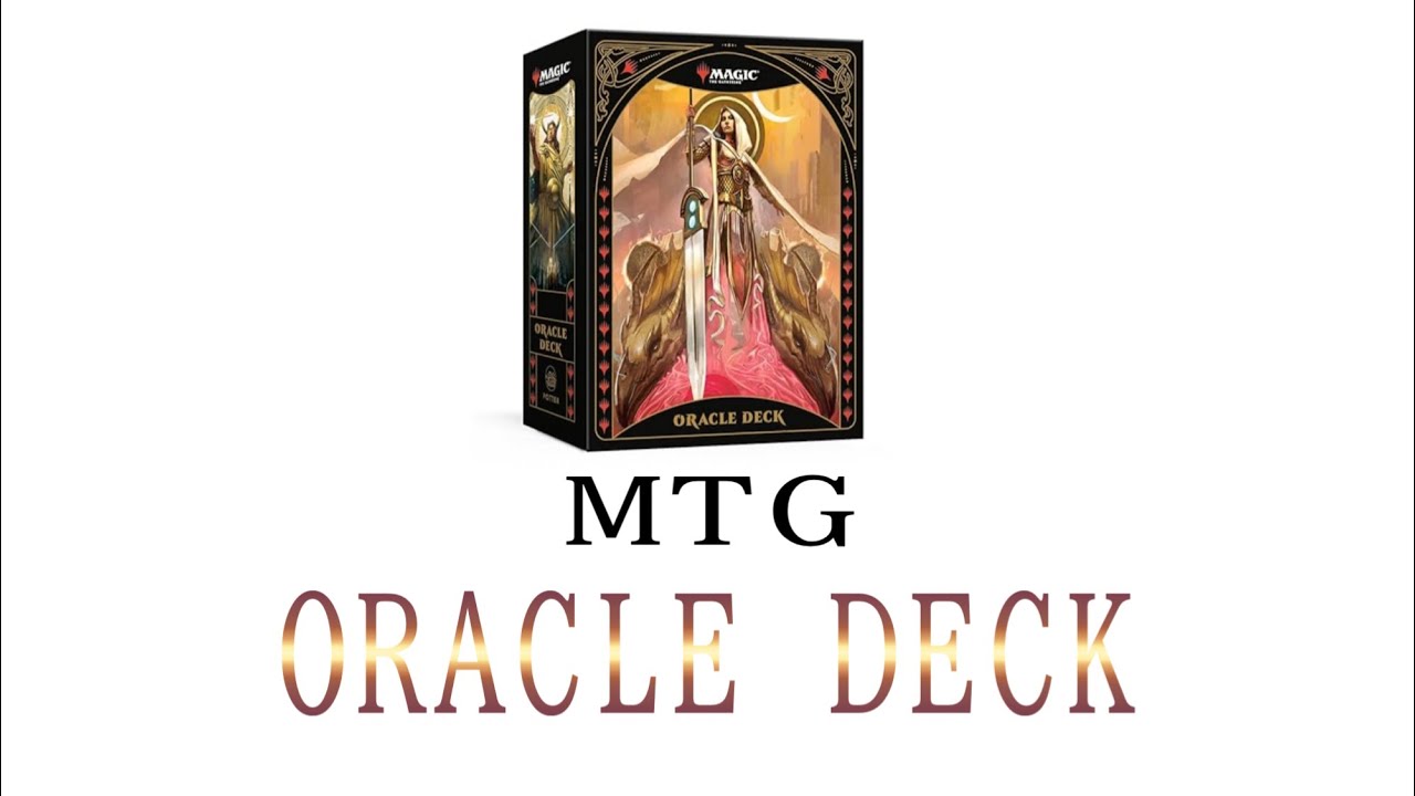MTG開封動画】MTGのタロットカード？オラクルカード？？ - YouTube
