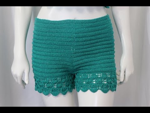 shorts tejidos en crochet