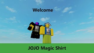 Roblox Script Showcase JOJO Magic Floating Shirt
