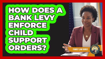 How Does A Bank Levy Enforce Child Support Orders? - Family Law Gurus