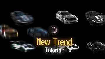 New trend car edit tutorial on Alight motion 🔥