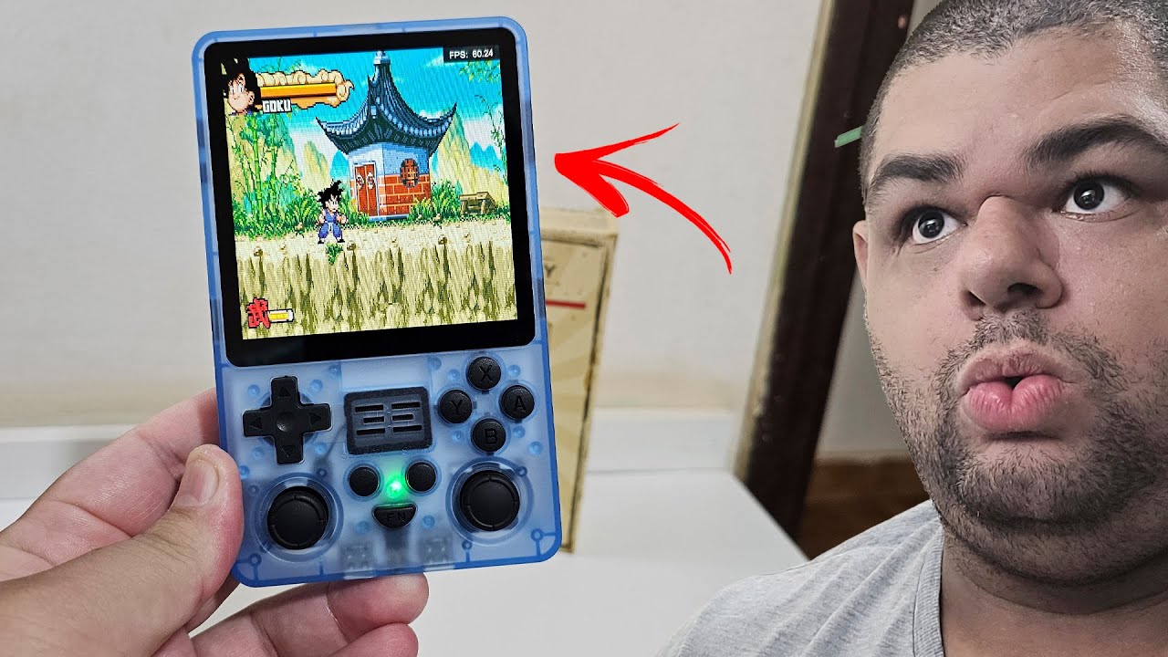 RGB20SX CONSOLE PORTÁTIL COM TELA DIFERENTE! ANÁLISE Powkiddy