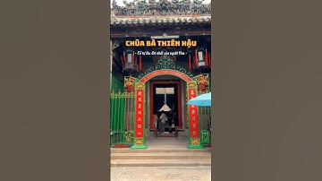 Chùa bà Thiên Hậu - Cổ tự lâu đời nhất của người Hoa #bdatrip #travel #chuabathienhau #saigon #fyp