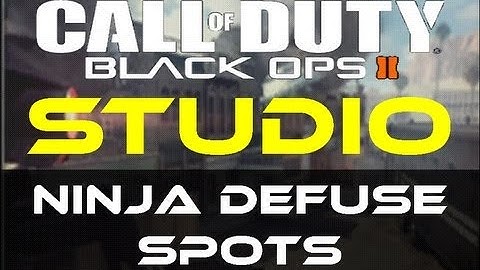 Black Ops 2 - Studio Ninja Defuse Spots / Tutorial (Uprising Map Pack) by Product Shard