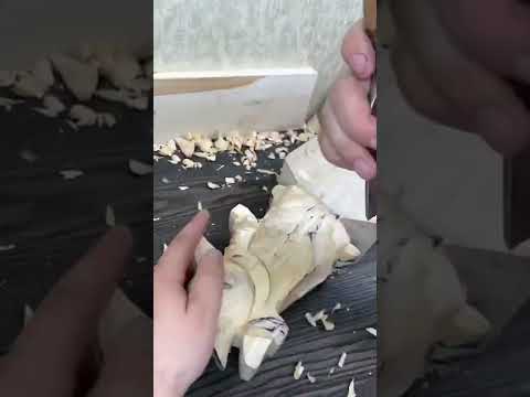 Резьба Грогу #carving