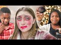 My Little Sister and Brother Do My Makeup!