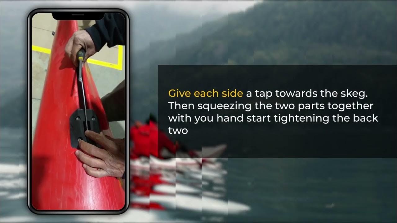 How to centre and adjust a loose skeg on a Boreal Design Baffin kayak