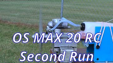 OS MAX 20 RC Second Run