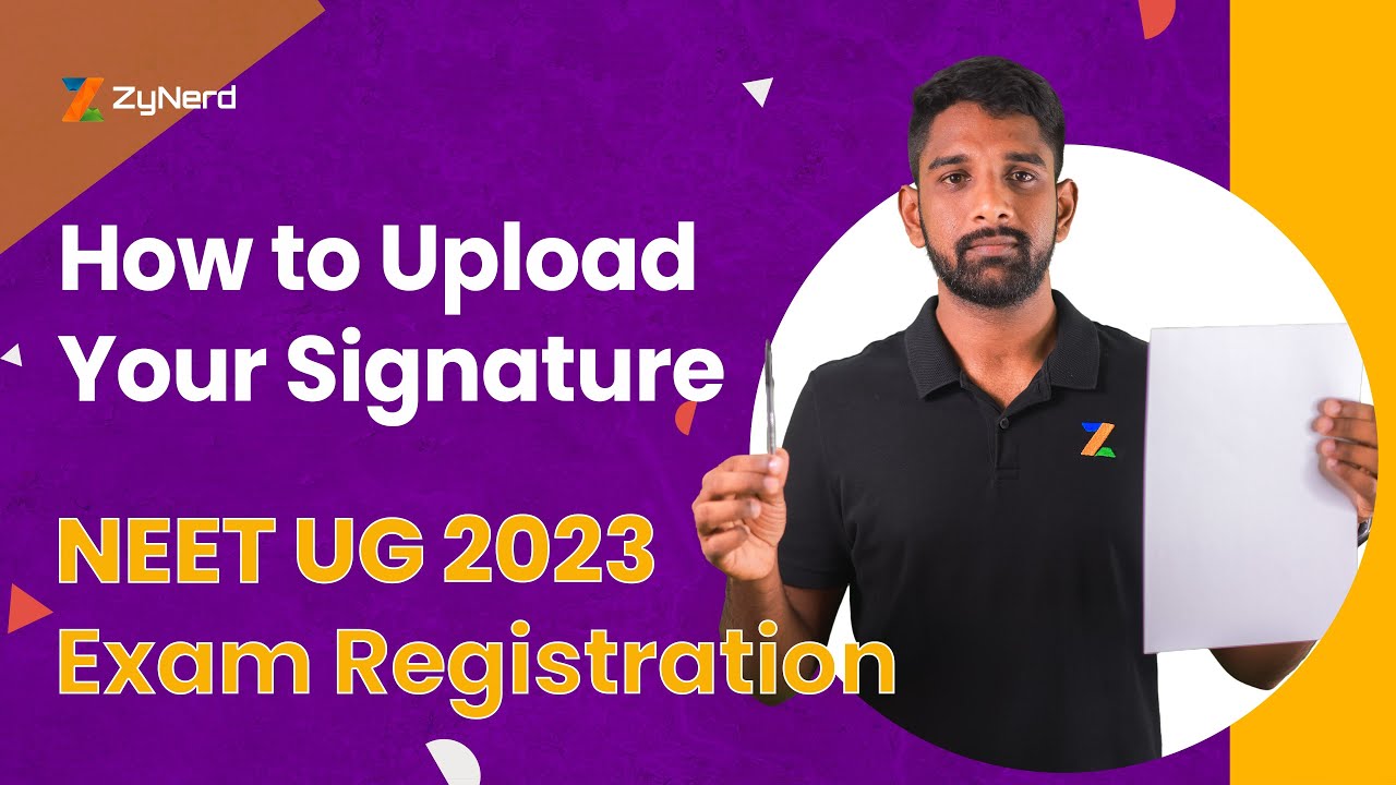 How to Upload your Signature | NEET UG 2023 Exam Registration 