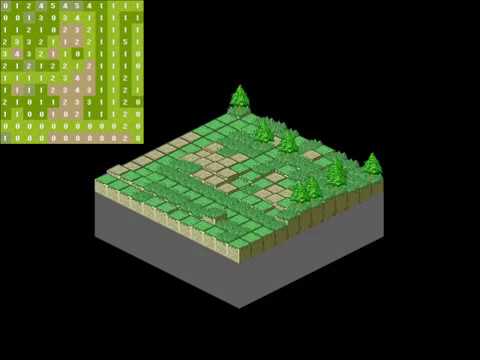 ウディタ クォータービュー描画 回転 習作 - 2