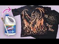 Painting My Clothes using ONLY BLEACH (that is so coool!)