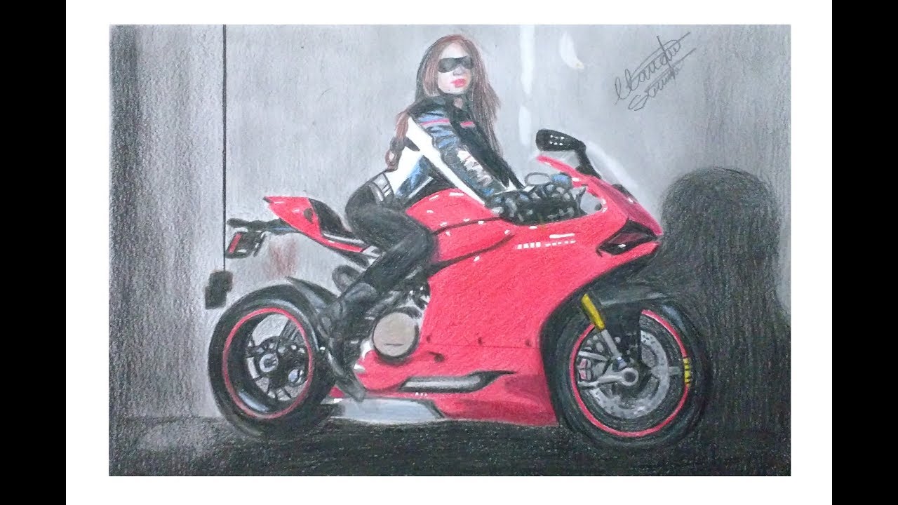 Como desenhar uma moto Ducati 