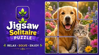 Jigsaw Solitaire: Card Puzzle 🧩 Relaxing Puzzle Game | Offline Brain Game | Android Gameplay screenshot 5