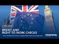 Brexit and Right to Work Checks