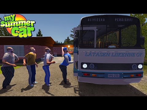 DRIVABLE BUS - YOU CAN BE A BUS DRIVER - My Summer Car (Mod) #236 | Radex