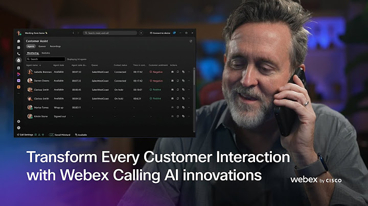Transform Every Customer Interaction   |   Webex Calling AI innovations thumbnail