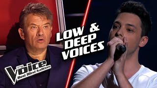 The LOWEST & DEEPEST voices of them all | The Voice Best Blind Auditions