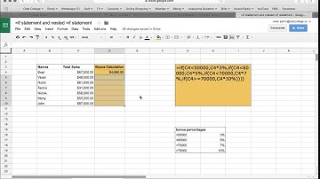IF Statement Tutorial Video For Google Sheets