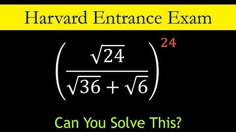 Harvard University Entrance Exam | Brain Buster Math Problem | Can you solve this ? #olympiad
