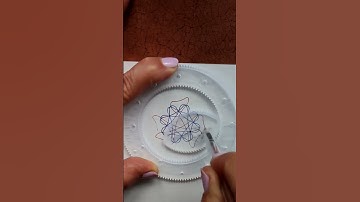 Drawing with a spirograph ASMR