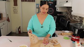 2 Ingredient Whole Wheat Flat Bread | Daniel Fast Approved