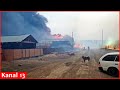 Forest fires in Irkutsk region of Russia spread to residential houses - state of emergency declared