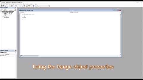 VBA Automation for Excel 2019 Cookbook | 7. Working with Ranges