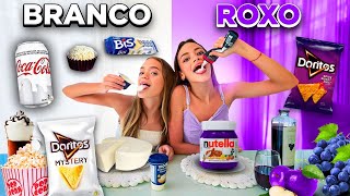 COMENDO ROXO VS BRANCO POR 24 HORAS