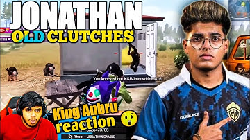 @JONATHANGAMINGYT 1v4 ToP 5 Old Clutches @KingAnBru reaction 😲