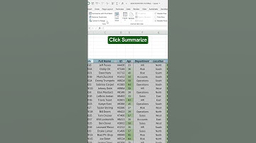 How to summarize data in Excel using PivotTables! #excel #pivottables #spreadsheet