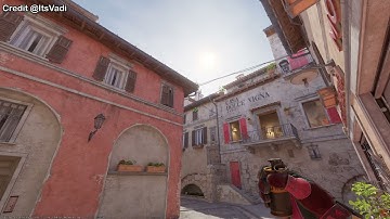 Inferno B Split Smoke From 2nd mid - CS2 Tutorial