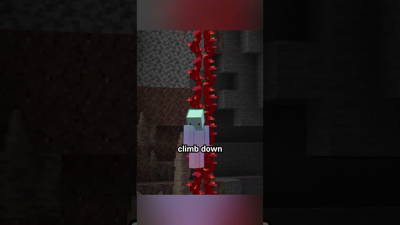climbing a rope down