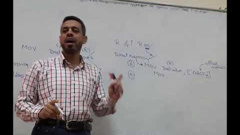 (Lecture 3: in Arabic): Memory addressing mode
