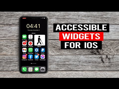 How To Make An Accessible Widget On #iPhone And #iPad