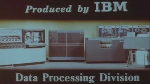 1959 IBM Historical Banking System Full Movie