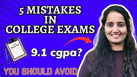 5 Mistakes you should avoid Semester Exams |  Tips for Scoring Higher in College Exams Tamil