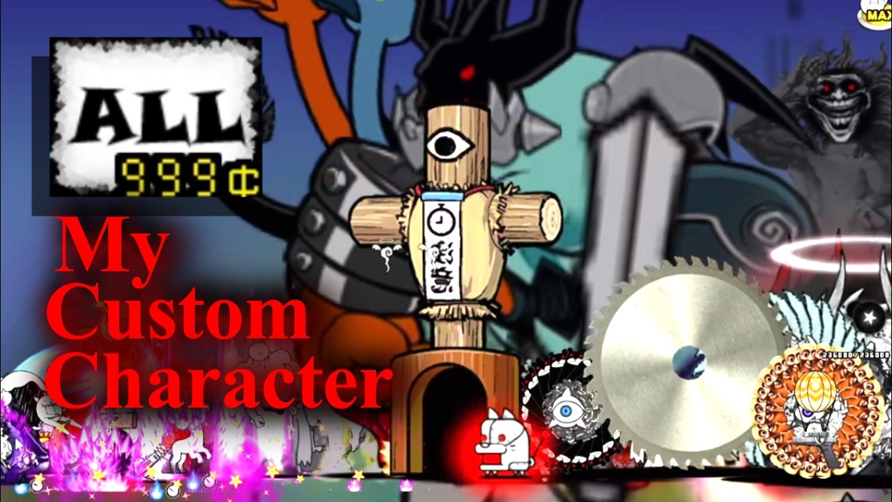 召喚所有自製角色 貓咪大戰爭 | All My Custom Character(Battle Cats)