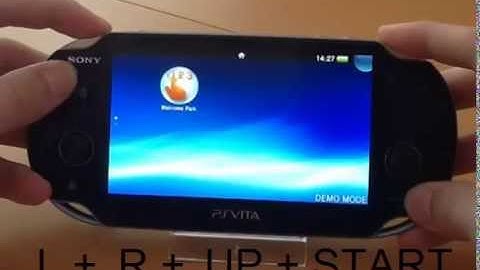 Disable/Unlock the Demo Mode on Kiosk PS Vita