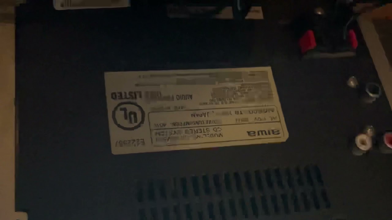 Aiwa XR-EM50 compact stereo system ~ No Remote ~ Tested/ Read