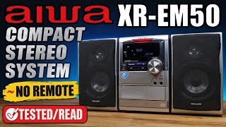 Aiwa XR-EM50 compact stereo system ~ No Remote ~ Tested/ Read screenshot 3