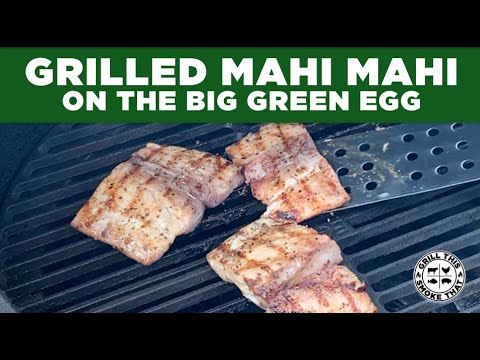 🔥 Delicious Grilled Lime Glazed Mahi Mahi  On The Big Green Egg - Grill This Smoke That