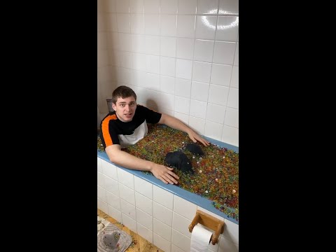 French Guy destroys life with Orbeez