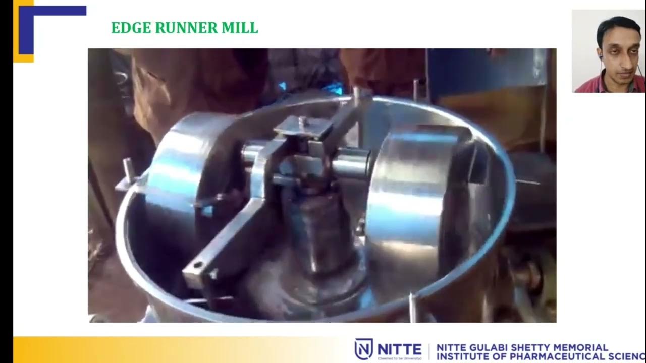 Edge runner mill and end runner mill YouTube