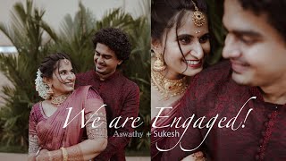 Best Kerala Engagement Film | Aswathy &amp; Sukesh |  Bokeh Ads | #keralawedding #engagementhighlights
