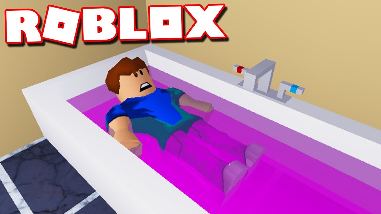 Purple Slime Bath Challenge In Roblox Youtube