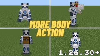 Minecraft PE 1.26.30+ More Body Action & Pick up and Carry Addon Showcase & Download screenshot 3
