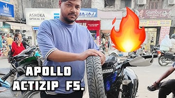 Best Tyre 100/80-17 Apollo actizip F5 || Apollo Tyres || Inline rider 32